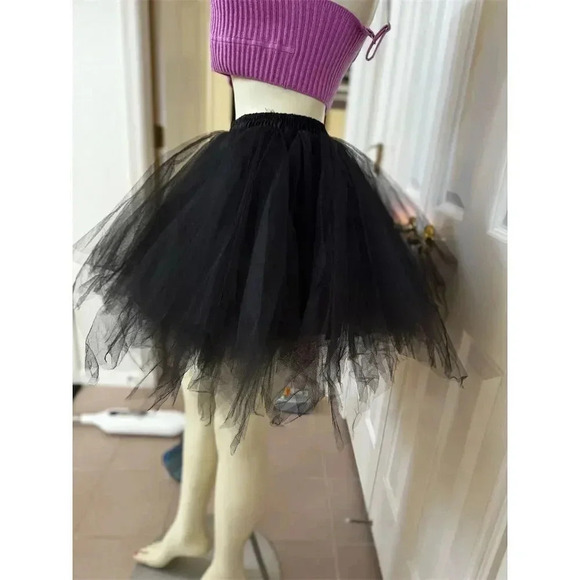 - JJ's House Women's Black Tulle Tutu Skirt S Ballet Dance Costume - Picture 5 of 12